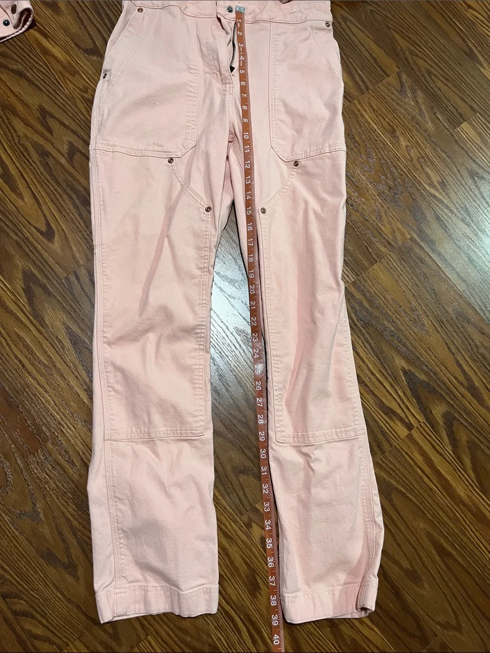 Duluth Trading Co Pink Women's Utility Jumpsuit coveralls xs like new - Picture 6 of 9